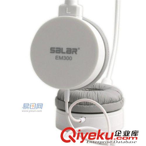 攝像頭/耳機/話筒 zp Salar/聲籟 EM300電腦頭戴式耳機 mp3音樂手機重低音潮流原始圖片2