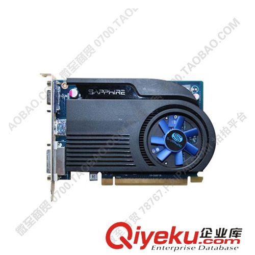 顯卡 藍(lán)寶石 hd6570 白金版 1G獨(dú)立顯卡批發(fā) DDR3 靜音風(fēng)扇 工廠zp原始圖片2