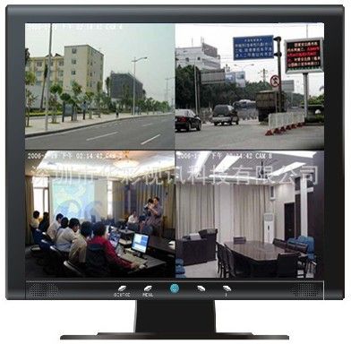 液晶監視器 19寸四畫面液晶監視器 19寸四分割液晶顯示器 四畫面顯示屏