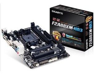 技嘉主板 Gigabyte/技嘉 F2A88XM-HD3 FM2+ A88X主板 支持APU A8 A10
