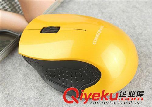 鍵盤鼠標 創享 CM-728 USB 有線 彩色 辦公 家用鼠標原始圖片2