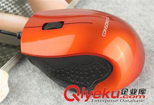 鍵盤鼠標 創享 CM-728 USB 有線 彩色 辦公 家用鼠標原始圖片3