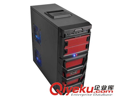 機箱電源 百碩 狼蛛6 手提 USB 3.0 游戲電腦臺式機箱專業(yè)批發(fā)原始圖片2