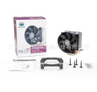 CPU 散熱器 酷冷{zz1}（CoolerMaster） 獵鯊200 多平臺CPU散熱器原始圖片3