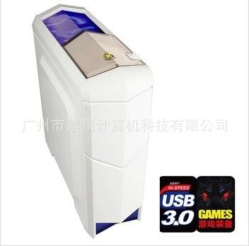 機箱電源 撒哈拉（SAHARA）飛行者AX8限量版 中塔機箱雙風扇磁吸式半透滑蓋原始圖片2