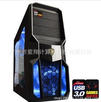 機(jī)箱電源 撒哈拉SAHARA)走線大師GL6玩家版wm 側(cè)透黑色機(jī)箱原始圖片3