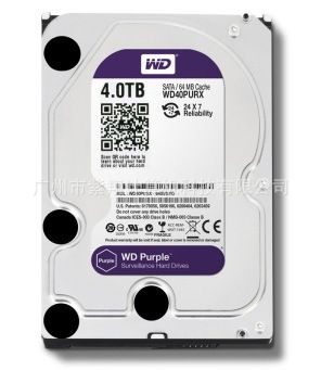 硬盤(pán) 西部數(shù)據(jù)(WD)紫盤(pán) 4TB SATA6Gb/s 64M 監(jiān)控硬盤(pán) (WD40PURX)原始圖片2