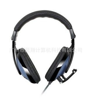 碩美科耳機 電音（Danyin） DT-2102 耳麥 頭戴式 雙插頭 藍色