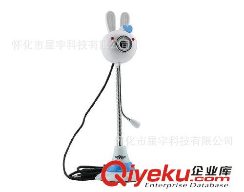 攝像頭 大河愛莎大白兔攝像頭高清 電腦免驅(qū)帶麥克風SHEXIANGTOU筆視頻頭原始圖片2