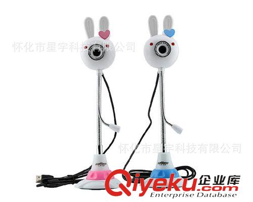 攝像頭 大河愛莎大白兔攝像頭高清 電腦免驅(qū)帶麥克風SHEXIANGTOU筆視頻頭原始圖片3