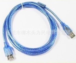 高清線，數據線，轉接線等 廠家直銷USB延長線 1.5米 高速USB2.0延長線 數據全銅線  3.5元原始圖片2