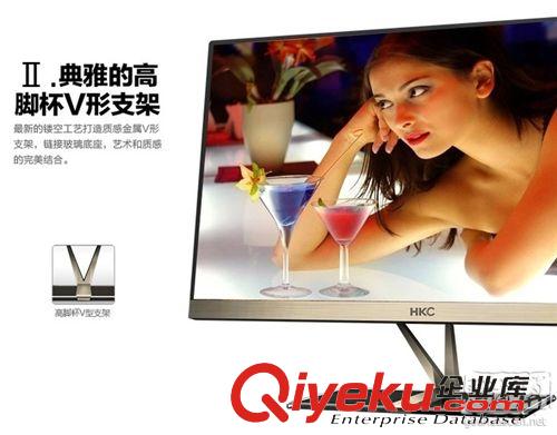 電腦顯示器及電視 大量批發(fā)HKC原裝zp21.5窄邊漂這 IPS屏，聯(lián)保三年610元