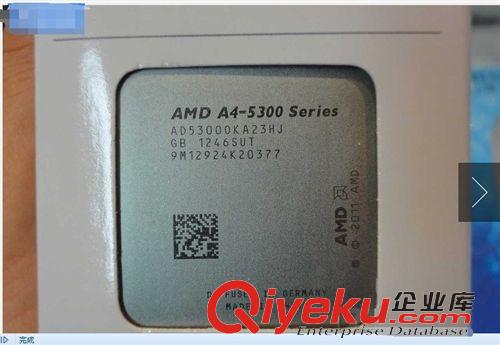 盒裝-CPU 特價(jià)供應(yīng)AMD/A45300/fm2盒裝帶顯卡3.4G 2年保修 特價(jià) 155元原始圖片2