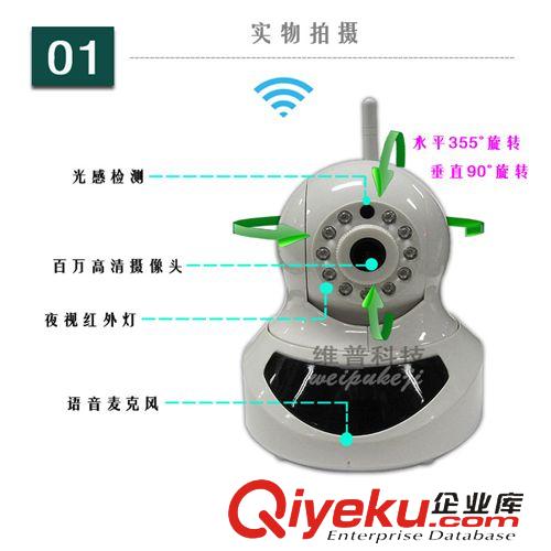 監(jiān)控攝像頭 高清無線攝像頭 WIFI攝像頭 手機監(jiān)控攝像頭原始圖片2