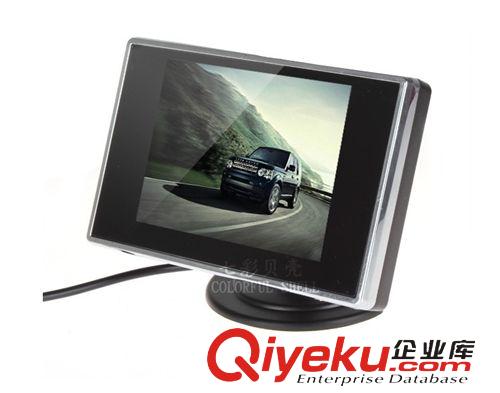 顯示器 廠家直銷 車用顯示屏 3.5寸車載倒車后視影像迷你電視安防監視器