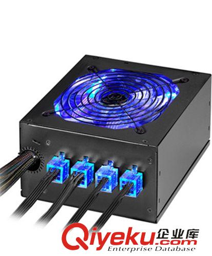 電腦配件 振華電源 戰(zhàn)蝶500血戰(zhàn)版 額定功率500W 主動PFC 藍色LED現(xiàn)貨電源原始圖片3