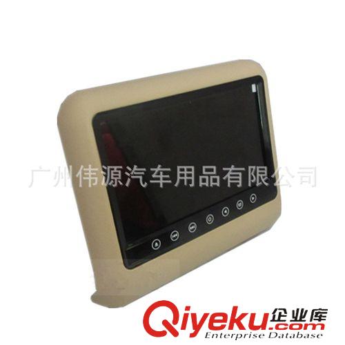 車載頭枕顯示器系列（headrest monitor 外掛式車載頭枕DVD顯示器 9寸 高清 MP5 USB SD 游戲 頭枕屏觸摸原始圖片2