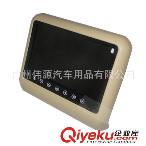 車載頭枕顯示器系列（headrest monitor 外掛式車載頭枕DVD顯示器 9寸 高清 MP5 USB SD 游戲 頭枕屏觸摸原始圖片3