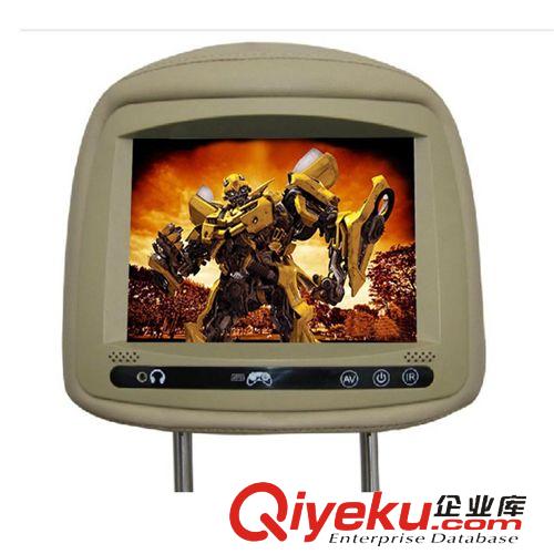 車載頭枕顯示器系列（headrest monitor 8寸新款銳志靠枕 專用車載頭枕顯示器 高清數(shù)字屏原始圖片2