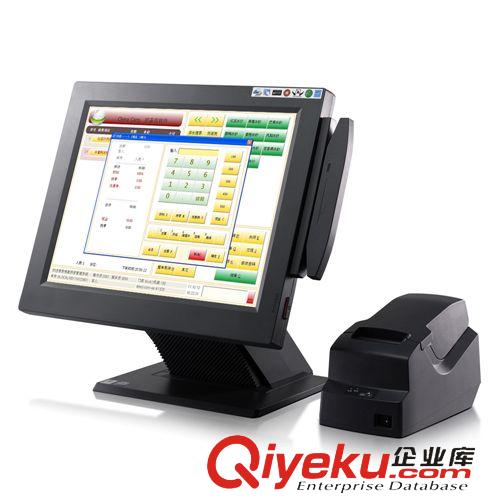 觸摸屏收款機（1037U方案） 1037U新品 gd旗艦型觸摸POS收銀機 專賣店收款機帶會員刷卡器