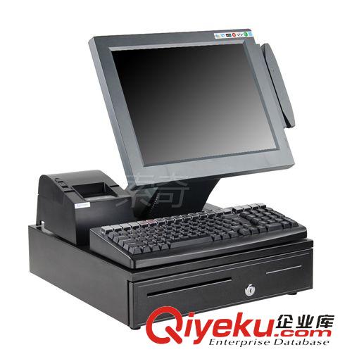 觸摸屏收款機（1037U方案） 1037U新品 gd旗艦型觸摸POS收銀機 專賣店收款機帶會員刷卡器