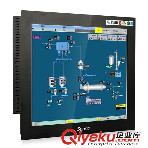 工業(yè)平板電腦 1037U人機(jī)界面 15寸工業(yè)平板電腦 嵌入式工控一體機(jī) 磨砂黑鋼板