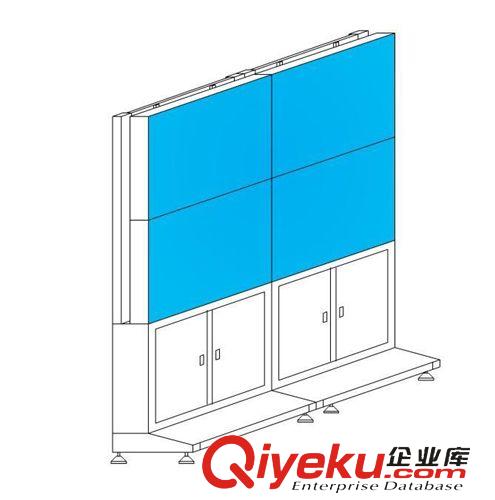 電視墻支架 液晶拼接屏立式支架 型材定制  各尺寸液晶拼接屏支架 穩定牢靠