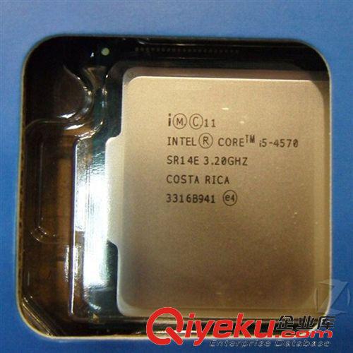 CPU intel四代{zx1}四核I5 4570臺式電腦中央處理器CPU原盒裝全國聯(lián)保原始圖片3