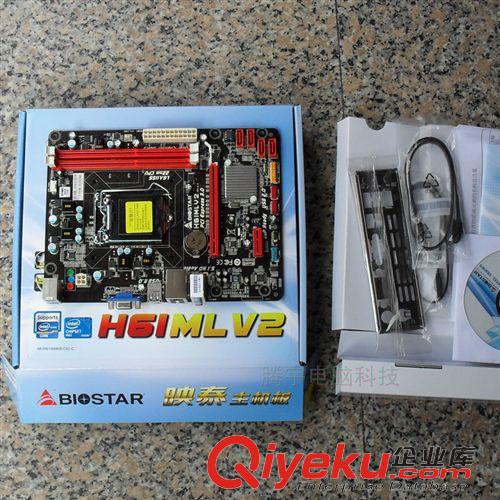 電腦主板 tjbiostar/映泰H61MLV2臺式電腦主板 主機(jī)板 zp行貨 保修三年原始圖片2