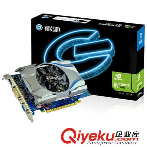 顯示卡 tj一線品牌影馳GTX740-1GD5虎將臺(tái)式電腦顯卡128位1G卡zp行貨