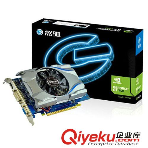 顯示卡 tj一線品牌影馳GTX740-2GD5驍將臺式電腦顯卡128位2G卡zp行貨