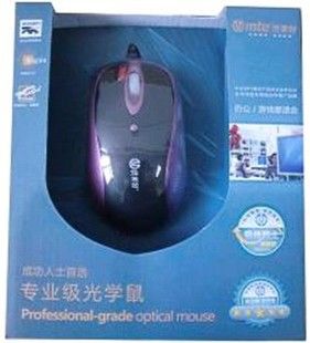 鍵盤/鼠標/鍵鼠套裝/鼠標墊批發(fā) 廠家直銷zp優(yōu)美特UMT-217大盒裝豪華版電腦游戲光電有線鼠標原始圖片3