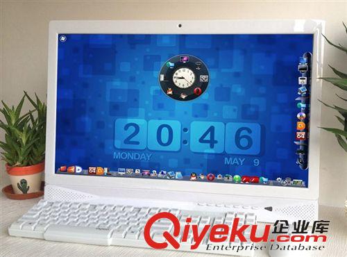 一體機生產專業生產 包郵24寸DIY新款一體機電腦真正雙核四核整機獨顯2G辦公游戲網吧
