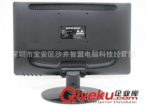 液晶顯示器 uniscom/清華紫光19寸16：9LED寬屏液晶顯示器 高清晰 廠價批發原始圖片2