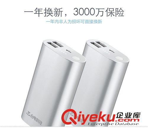 移動(dòng)電源 臺(tái)電T100R-S 10000毫安移動(dòng)電源 通用小巧便雙插口攜手機(jī)充電寶