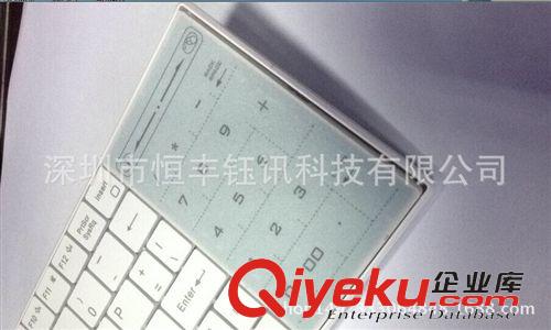平板電腦外接鍵盤 廠家直銷 無線藍牙鍵盤 通用電池藍牙帶觸摸鍵盤 鍵盤 藍牙原始圖片3