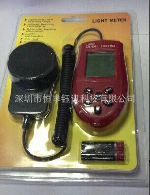 照度計 廠價現貨批發中性/數字式照度計/照度儀/光度計HS1010A照度計原始圖片2