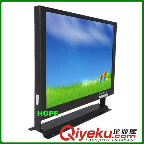 開(kāi)放式，嵌入式，工控金屬殼 12寸液晶監(jiān)視器金屬外殼HDMI VGA AV BNC 型號(hào)H120M原始圖片2