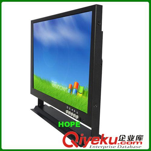 開(kāi)放式，嵌入式，工控金屬殼 12寸液晶監(jiān)視器金屬外殼HDMI VGA AV BNC 型號(hào)H120M原始圖片3