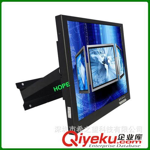 開放式，嵌入式，工控金屬殼 10.4寸12寸液晶監(jiān)視器金屬外殼HDMI VGA AV BNC 型號(hào)H104MB原始圖片3