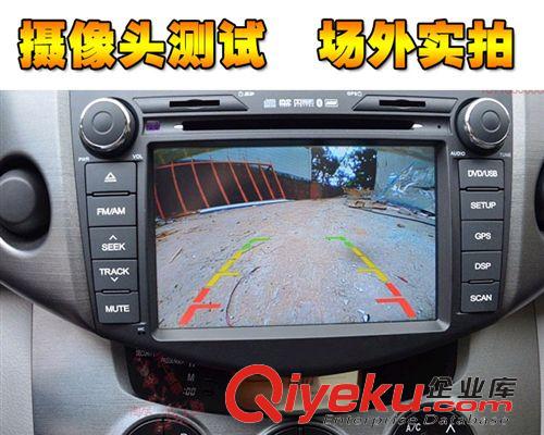 車載攝像頭 方形帶燈可調外掛專車專用攝像頭 夜視CCD高清 帶標尺線原始圖片2