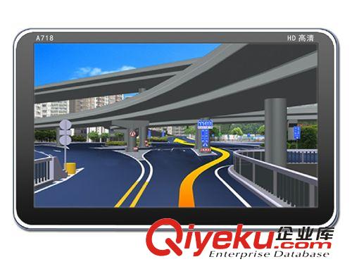 導航儀 5寸超薄高清便攜式車載GPS導航儀 車載導航儀汽車通用導航原始圖片2