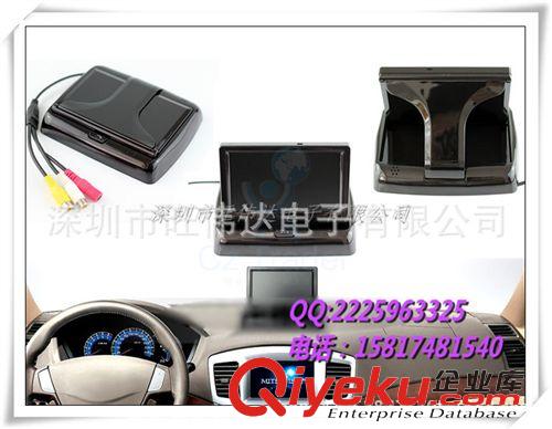 車載顯示器4.3/5/7/9寸 倒車影像顯示器4.3寸臺式顯示器折疊汽車倒車顯示屏車載顯示器廠原始圖片3