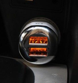車載充電器 索浪C16車載充電器 雙USB小米三星蘋果手機充電器汽車充電器3.1A原始圖片3