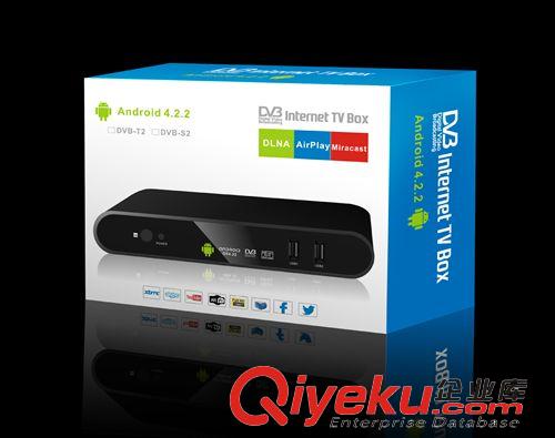 android tv box tv sitck DVB-T2機(jī)頂盒 加 Android4.2安卓網(wǎng)絡(luò)播放器 二合一 新款！