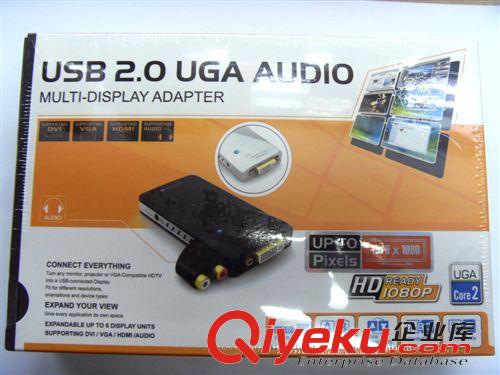 USB graphics adapter USB顯卡 電腦外接顯卡USB 2.0 Display Adapter  /Audio(1920x1080)