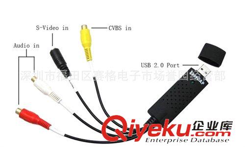  音視頻采集Video capturer usb video capture  720x480 DC60 視頻采集卡