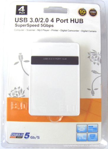 usb HUB  USB 3.0 HUB 4 port  USB 3.0集線器 4口hub 白色gd3.0HUB原始圖片3