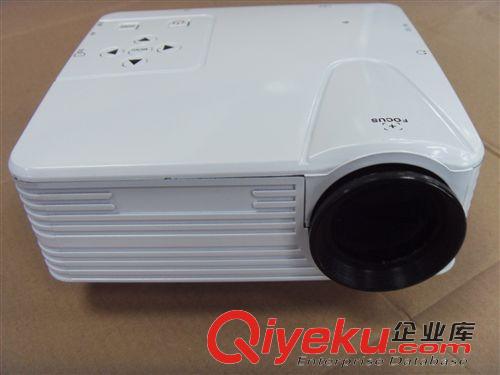 投影儀 mini projector Mini 投影儀 640*320 Projector 1080P AV,VGA HDMI  80H 白色原始圖片2