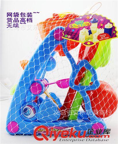 夏天玩具 供應(yīng)2015{zx1}夏天熱賣產(chǎn)品 兒童沙灘玩具套裝6件套 沙漏風(fēng)車批發(fā)